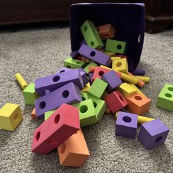 Foam Building Blocks & Pegs