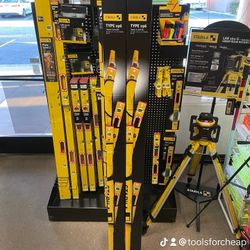 STABILA TYPE 196 CLASSIC 6 LEVEL SET & CASE. $639