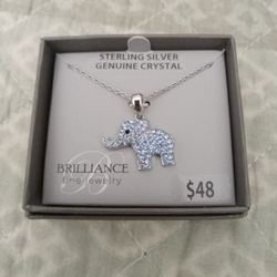 Sterling Silver Elephant Nacklace