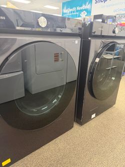 SAMSUNG- 4.6 Cu. Ft Washer w/ Flex Auto Dispense System 7.6 Cu. Ft Electric Dryer Set (Warranty Available)