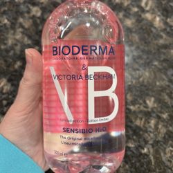 NEW BIODERMA LIMITED EDITION VICTORIA BECKHAM SENSIBIO H2O MICELLAR WATER HUGE BOTTLE $10!!