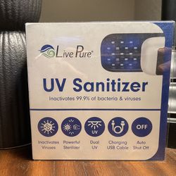 New handheld portable rechargeable UV sanitizer. Check my other listings for more great items.