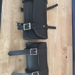 Genuine Leather Pouches For Motorcycle 