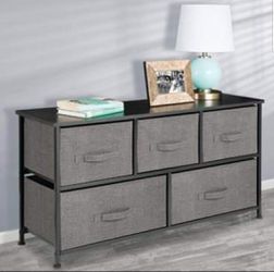 Dresser Storage Bedroom Shelves Table Cubby Table Shoe Rack Toy Organizer Bins Steel Frame Wood Top