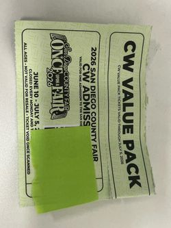 2026 San Diego County Fair Ticket