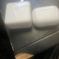 Airpod Case And iPhone Charger Wall Piece