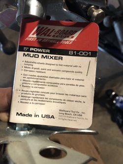 Wal board5’’ Mud Mixer