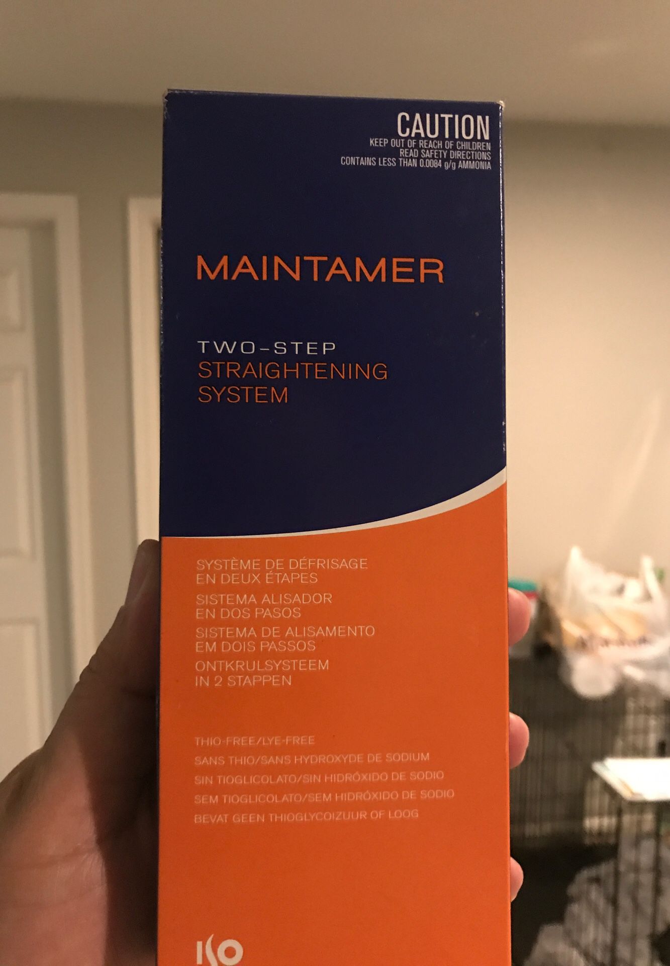 Iso maintamer is a two step strengthening hair system