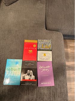 Faith and adult books-5 count