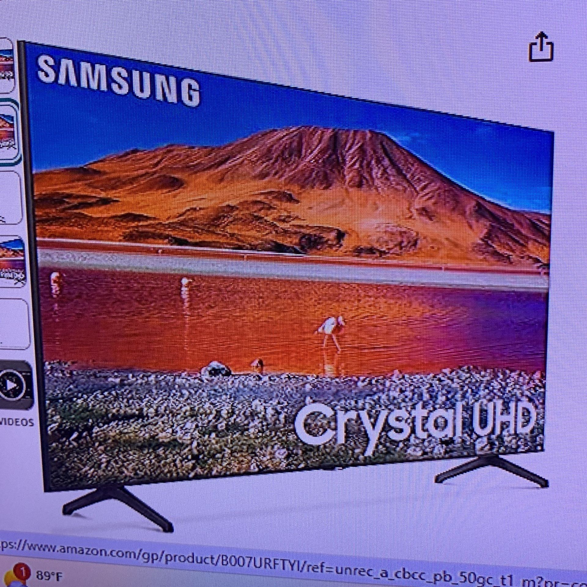 Samsung 70” UN70TU7000BXZA 4K Ultra HD Smart Led Tv 525.00
