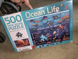Ocean life 500 puzzle new