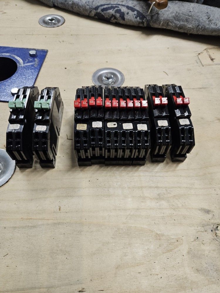 Zinsco Breakers Breaker 20 Amp 15 Amp Main