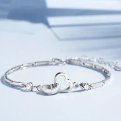 Adjustable Heart Bracelet 