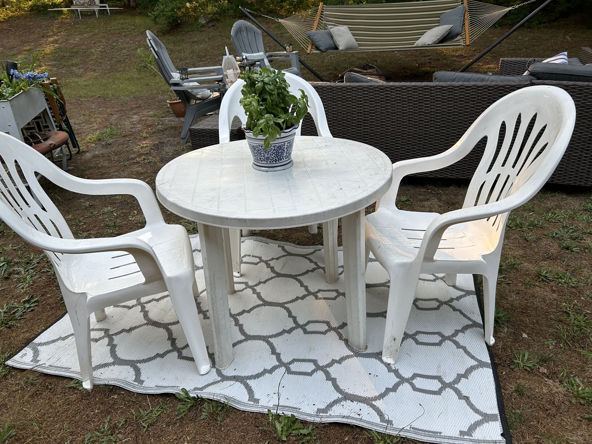 Plastic Dining set