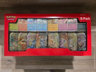 Pokemon Prismatic Evolutions 8-pack mini tins