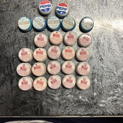 1980’s Soda Caps Aluminum With NFL logos & Contest On Underside