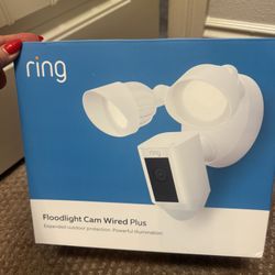 New Not Open Box Ring floodlight Camera 