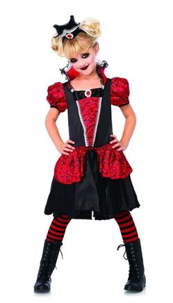 New enchanted costume vampire queen child medium