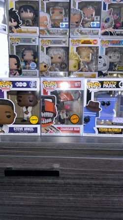 Funko Bundle Urkel (Chase), Chainsawman (Chase), and  Steven McTowlie