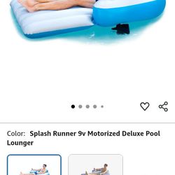 Splash Runner 9v Motorized Deluxe Pool Lounger