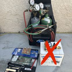 HVAC Oxygen And Acetylene Torches With Extras