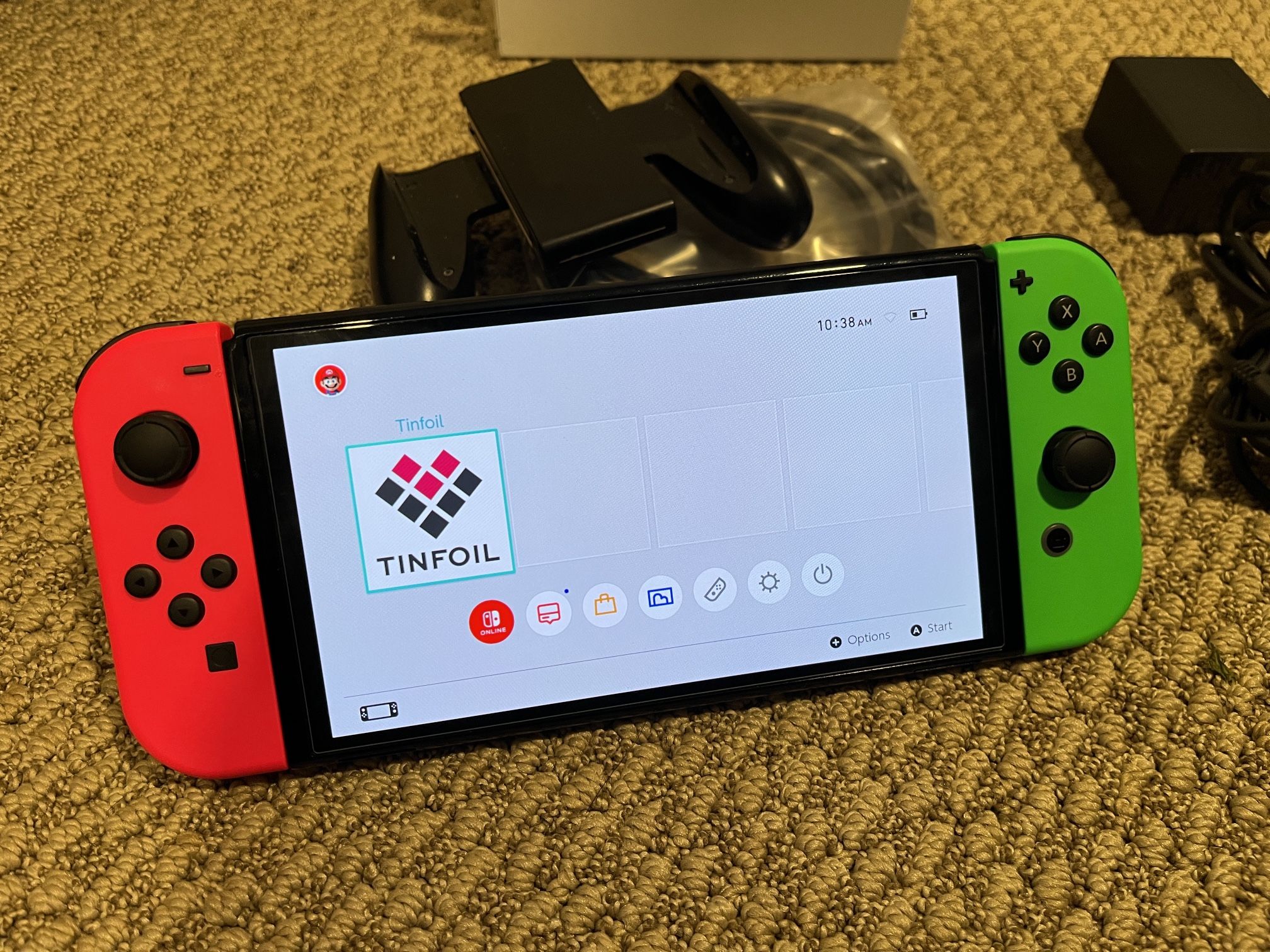 Nintendo Switch OLED Atmosphere Hekate Tinfoil 512gb Sd