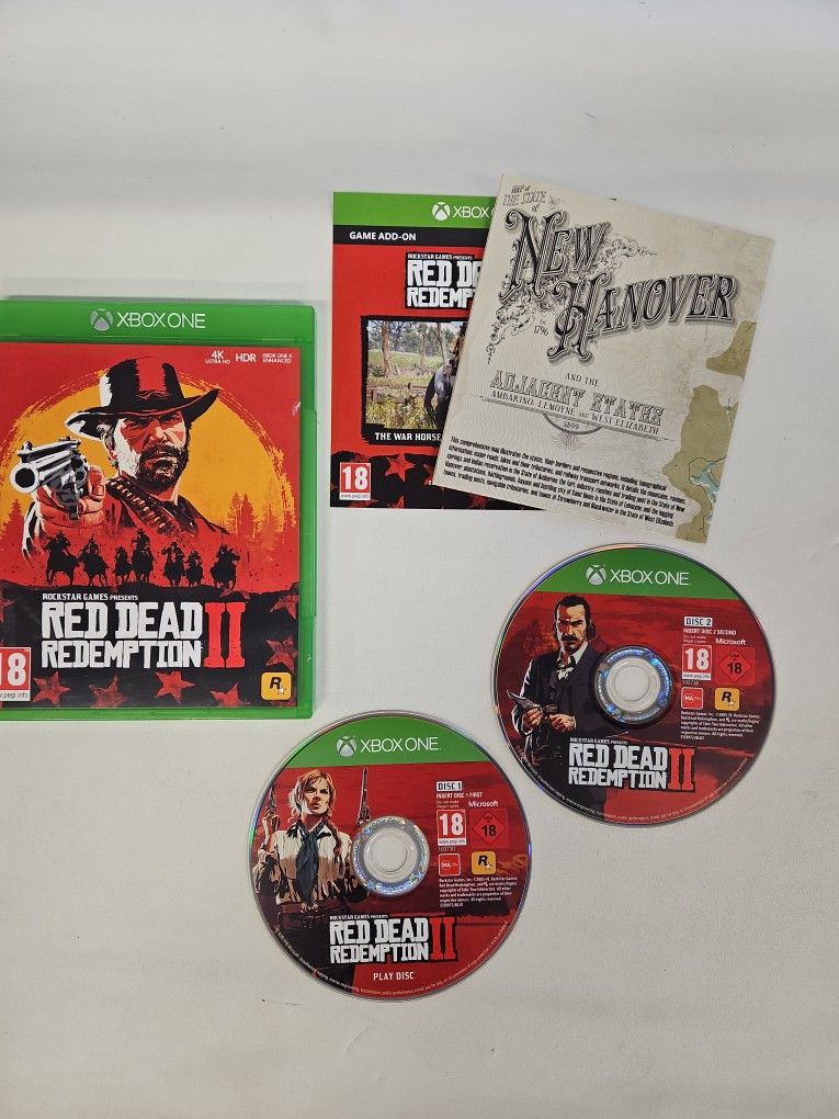 Microsoft XBox One Red Dead Redemption II with Map 807699-12