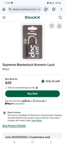 Supreme Master lock