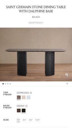 Arhaus Carrera Marble Dining Room Table
