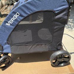 Open Box Pet Stroller with Windows