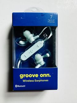 Groove Onn Wireless Headphones Waterproof Sport Hooks Earbuds LT Blue New Sealed for Sale in Westminster CO OfferUp