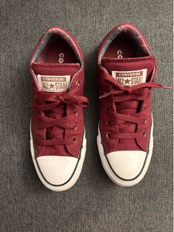 Converse Maroon and White | W Size 6