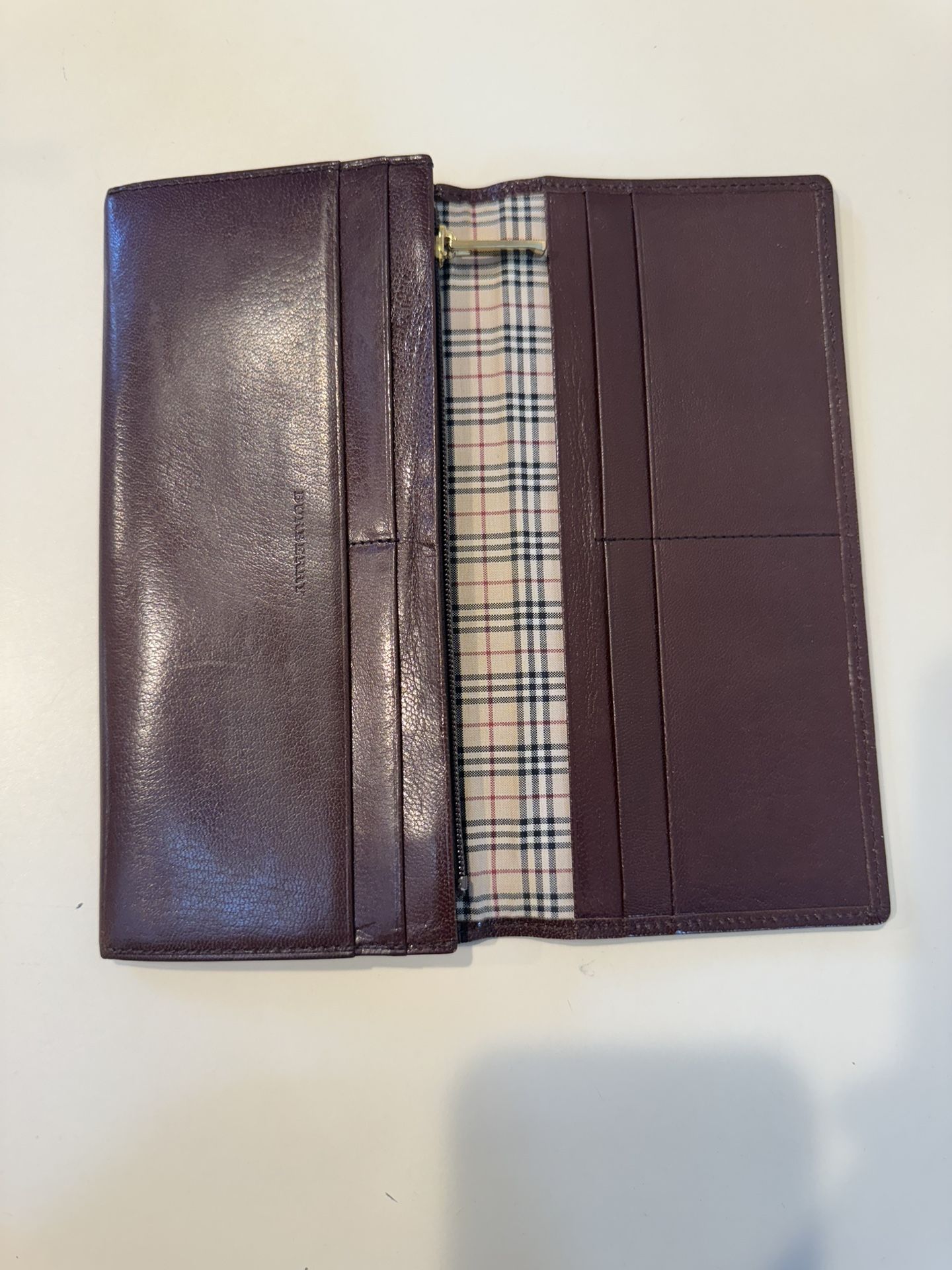 Burberry Brown Long Wallet
