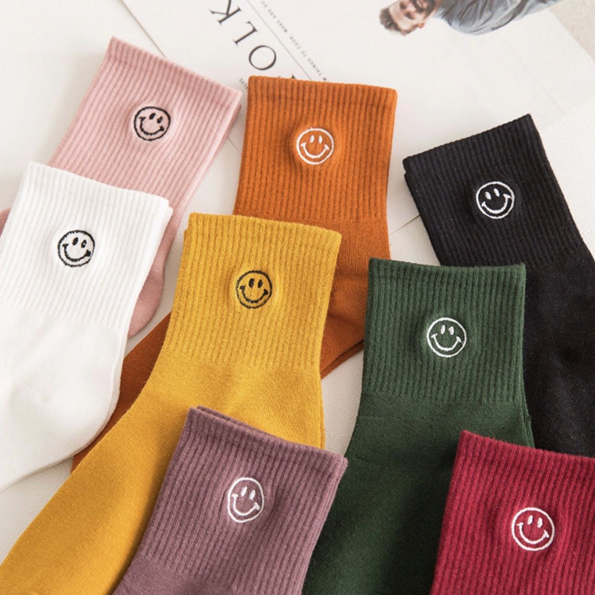 Smiley Face Socks