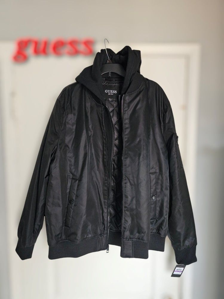 Men's Guess Jacket XI Chamarra Hoodie Bomber