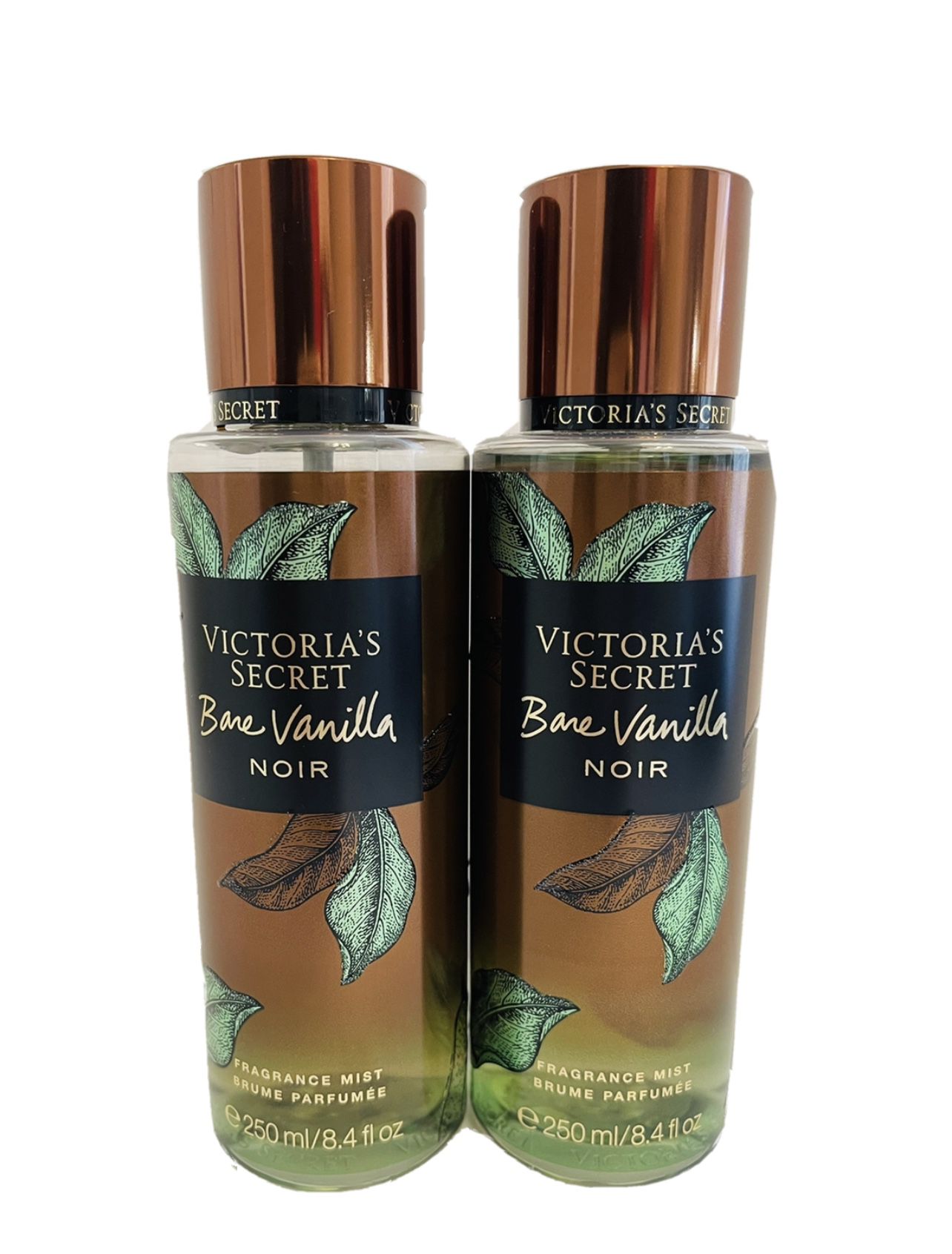 Victoria’s Secret Vare Vanilla Noir Fragrance Mist 2 Pieces 250/8.4fl.oz NEW