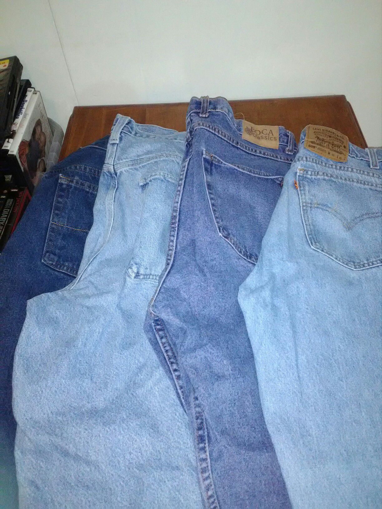 3 pairs of jeans 36 waist
