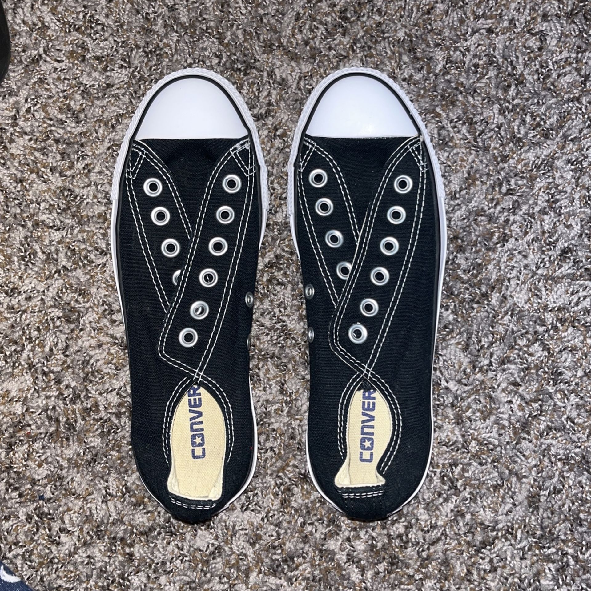 Black and White Converse