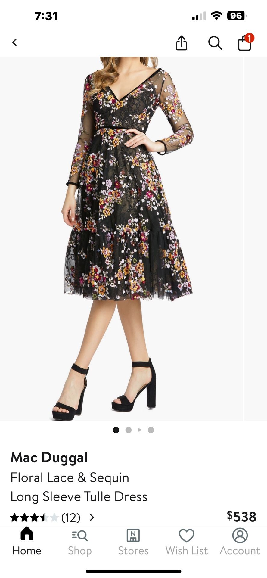 Designer Dress Never Worn