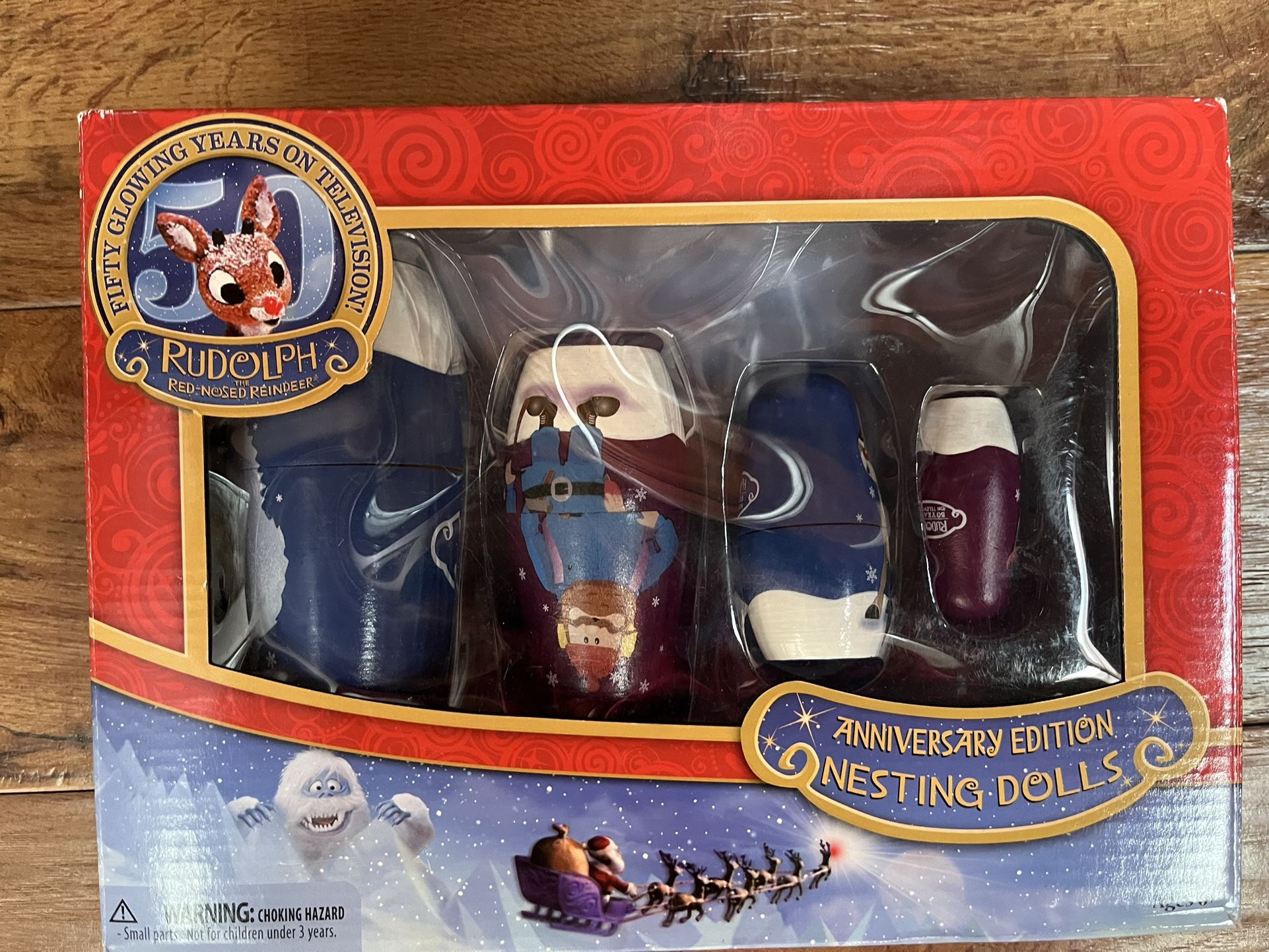 Rudolph The Red Nosed Reindeer Nesting Doll Set