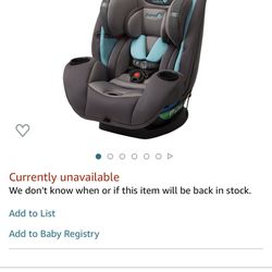 Safety 1st UltraMax Air 360 4 in 1 Convertible Car Seat