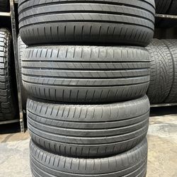 SET OF 4 USED TIRES BRIDGESTONE TURANZA T005…225/50/18