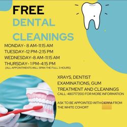 FREE DENTAL CLEANINGS
