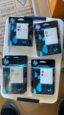 HP 10 and 11 Ink Cartridge Bundle