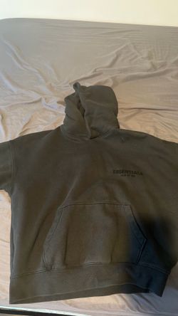 All black size small essential hoodie