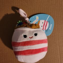 Squishmallow Clip - Zosia the Yogurt Parfait 