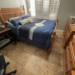 Bed Frame And mattress