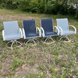 Outdoor Swivel Recline Chairs 