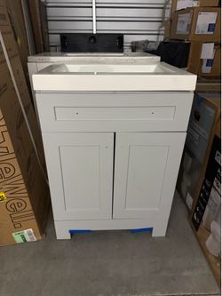 24 in. W x 18.75 in. D Vanity with Sink