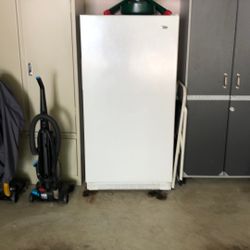 White Amana Upright Freezer